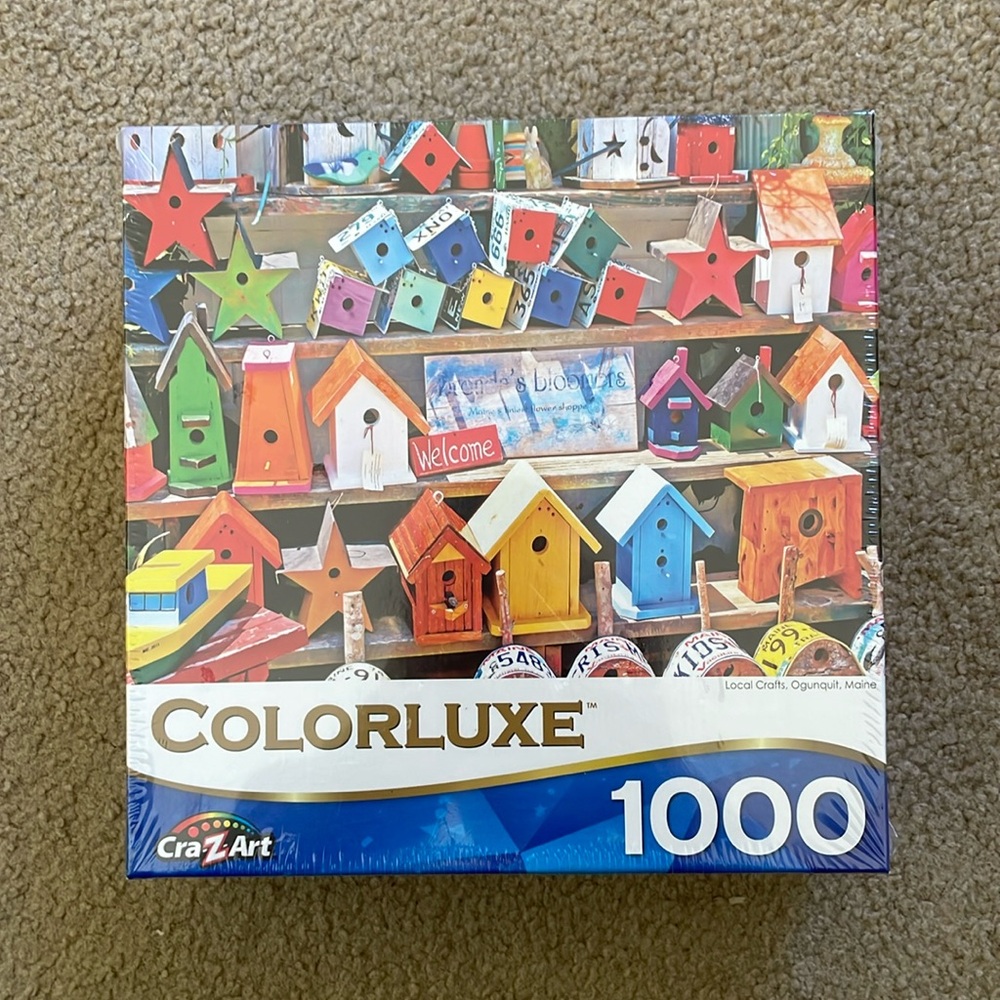 CraZARt Colorluxe 1000 Pc Puzzle - “Local Crafts, Ogunquit, Maine”